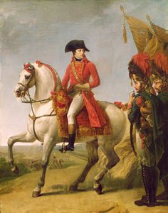 Napoleon Bonaparte (1769-1821) Erster Konsul, inspiziert seine Truppen nach der Schlacht von Marengo, 1802-03 von Antoine Jean Gros