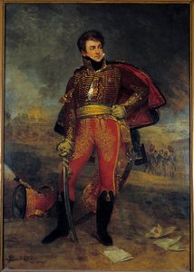 Porträt von General Graf Francois Fournier Sarloveze (1773-1827) Gemälde von Antoine Jean Gros (1771-1835) von Antoine Jean Gros