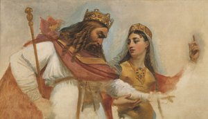 Skizze für die Kuppel des Pantheon (Kirche Sainte-Geneviève): Clovis und Clotilde, ca. 1811