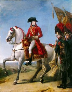 Napoleon Bonaparte, Erster Konsul, inspiziert seine Truppen nach der Schlacht von Marengo von Antoine Jean Gros Baron