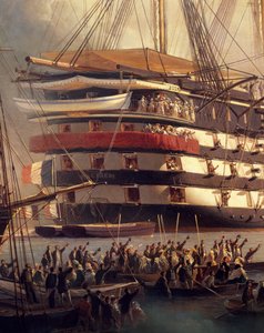 Königin Victoria in Cherbourg am 3. August von Antoine Leon Morel Fatio