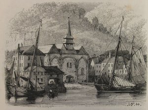 La Normandie Jules Janin Illustration 130 von Antoine Leon Morel Fatio