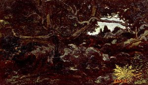 Im Wald von Fontainebleau von Antoine Louis Barye