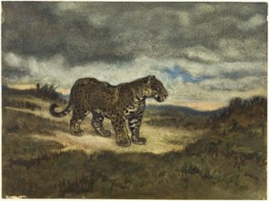 Jaguar stehend von Antoine Louis Barye