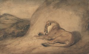 Ruhender Löwe, 1810-75