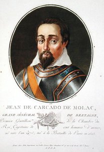 Jean de Carcado de Molac (ca. 1475-1525), graviert von Ride von Antoine Louis Francois (after) Sergent Marceau