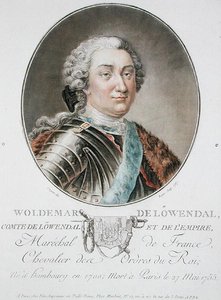 Woldemar de Lowendal (1700-55) 1787, aus 