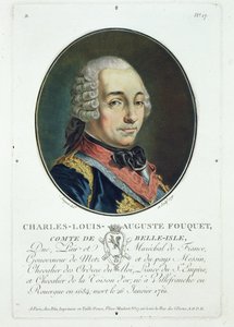 Charles-Louis-Auguste Fouquet (1684-1761) aus 