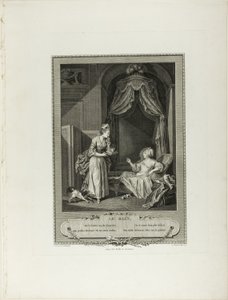 Das Bad, aus Monument du Costume Physique et Moral de la fin du Dix-huitième siècle