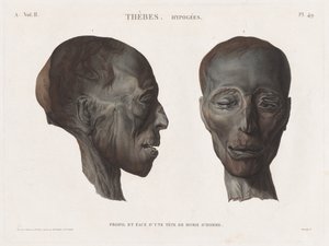 Beschreibung Ägyptens: Theben. Hypogäen Bd. II, Taf. 49 von Antoine Maxime Monsaldy