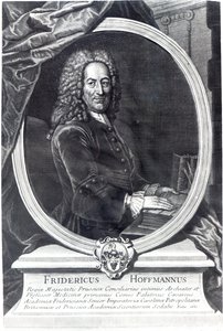 Friedrich Hoffmann, graviert von F.G. Wolffgang, 1735 von Antoine Pesne