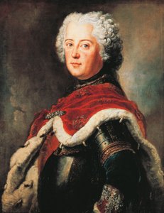 Porträt von Friedrich II. von Brandenburg, genannt der Große von Antoine Pesne