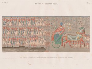 Beschreibung Ägyptens: Theben. Medynet-Abou, Bd. II, Taf. 12 von Antoine Phelippeaux