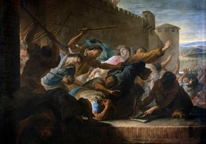 Vertreibung der Hugenotten aus Toulouse am 17. Mai von Antoine Rivalz
