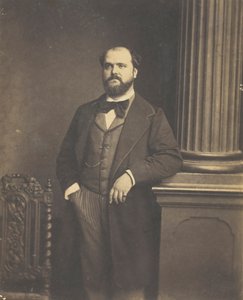 Unbetitelt Mann stehend, en Face, 1855-1869 von Antoine Samuel Adam Salomon