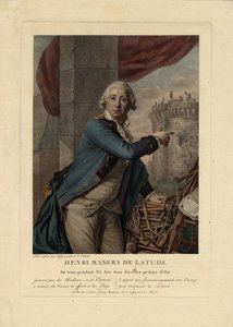 Porträt von Henri Masers de Latude