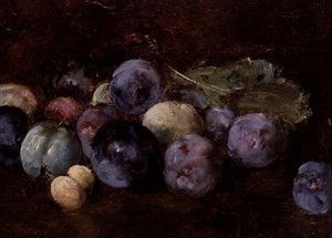 Stillleben mit Pflaumen, 1874
