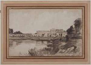 Ansicht von Versailles von Antoine Vollon