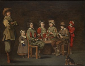 Die jungen Kartenspieler von Antoine and Louis Le Nain