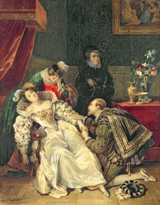 Maria Stuart (1542-87) von Antoinette Cecile Hortense Lescot Haudebourt
