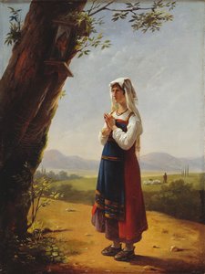 Bauer in der römischen Landschaft