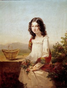 Porträt von Lise Aubin de Fougerais