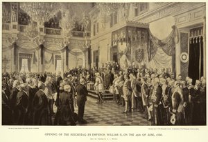 Eröffnung des Reichstags durch Kaiser Wilhelm II.