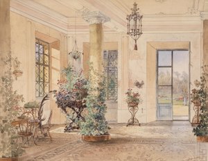 Sala Terrena in einem Schlösschen
