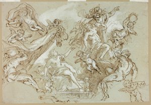 Apotheose des Herkules von Anton Domenico Gabbiani