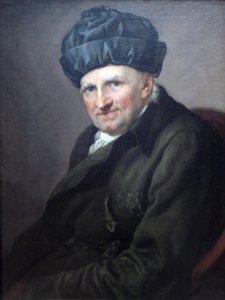 Propst Johann Joachim Spalding im Hausmantel