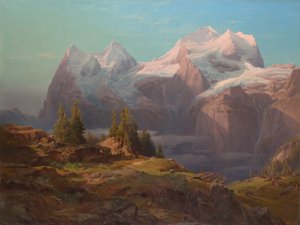 Wengeralpe im Berner Oberland (Eiger, Mönch und Jungfrau)