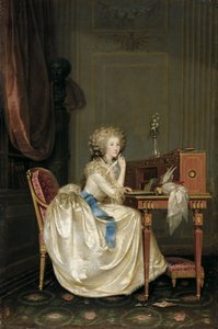 Porträt von Marie Louise von Savoyen, Prinzessin von Lamballe, 1749-1792