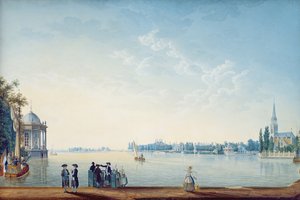 Havenrak nach Broek in Waterland, oder Die Stadt Zwolle am Ufer der Ijssel in Holland, 1814