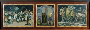 Weihnachtstriptychon von Anton Josef von Kenner