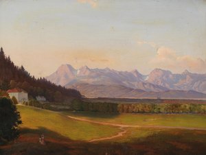 Radetzky Villa und die Kamnik Alpen in Krain