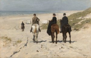 Morgenausritt am Strand