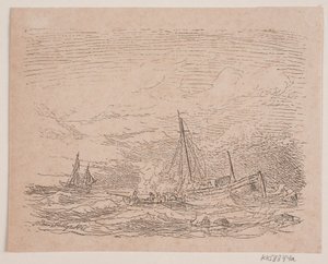 Eine Strandung von Anton Melbye