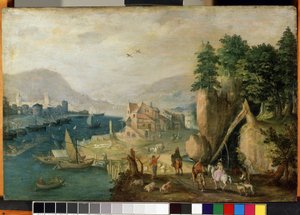Ein Dorf in den Bergen von Anton Mirou