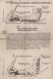 Schreibkunst Die Kunst des Schreibens, 1601, 1631 von Anton Neudörffer
