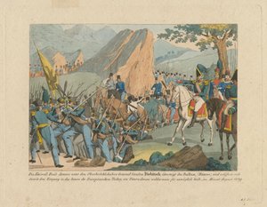 Die Armee von Graf Ivan Ivanovich Diebitsch überquert die Balkans