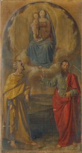 Maria mit Jesuskind und den Heiligen Petrus und Paulus von Anton Psenner