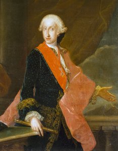 Porträt von Karl IV. von Bourbon von Anton Raphael Mengs