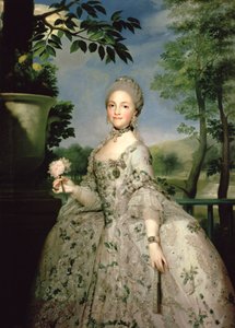 Porträt von Marie-Louise von Bourbon (1751-1819) von Anton Raphael Mengs