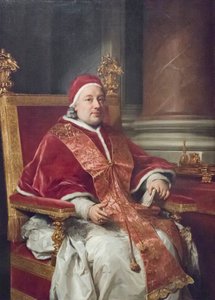 Porträt von Papst Clemens XIII. Rezzonico