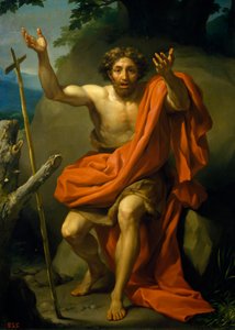 Johannes der Täufer predigt von Anton Raphael Mengs
