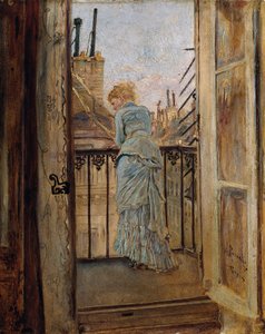 Auf dem Balkon von Anton Romako