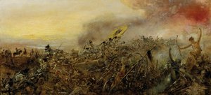Prinz Eugen von Savoyen in der Schlacht bei Zenta