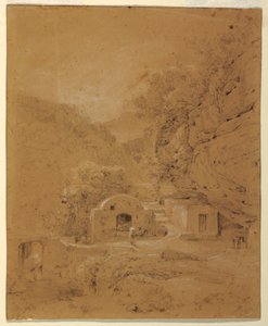 Landschaftsansicht zwischen Neapel und Salerno