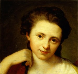 Porträt von Angelica Kauffmann, Brustbild