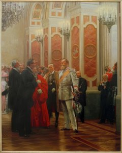 Friedrich III. auf Hofball